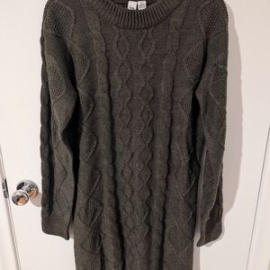 Twik Green Cable Knit Sweater